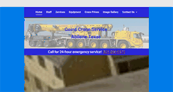 Desktop Screenshot of goinscraneservice.com